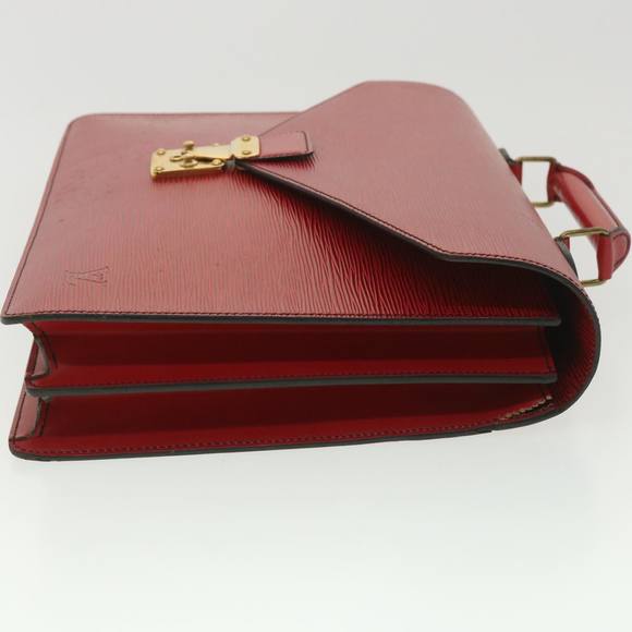LOUIS VUITTON Epi Serviette Conseiller Business Bag Red M54427 LV Auth 37894 - Picture 3 of 16